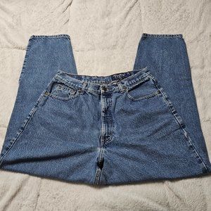 Vintage Eddie Bauer Loose-Fit Blue Denim Jeans 14P